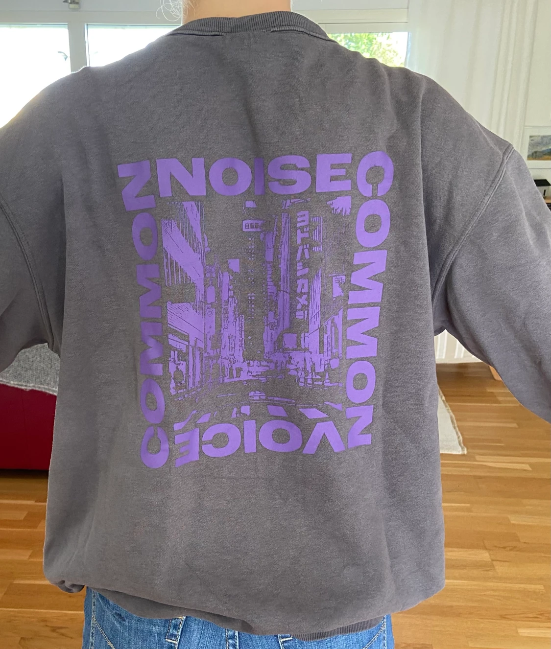 Sweatshirt med tryck  - 90