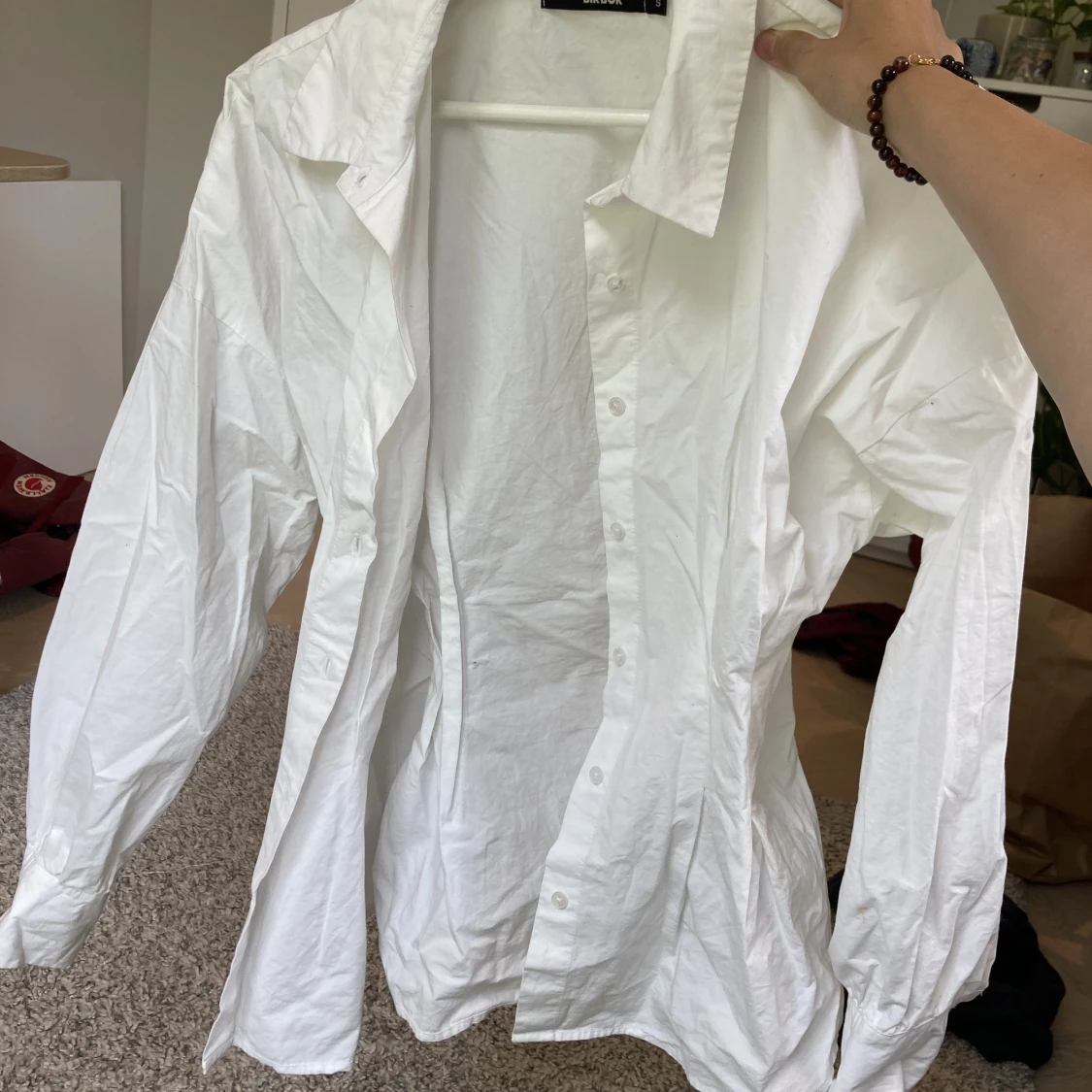 Vit korsett skjorta - 91