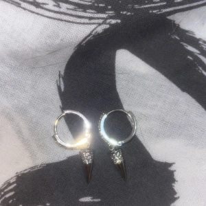 Örhängen - Små örhängen. Passar till allt och har använt en endaste gång. Köpte dom för typ 4 dagar sen men köpte andra finare. Köpte för 35 säljer för 15