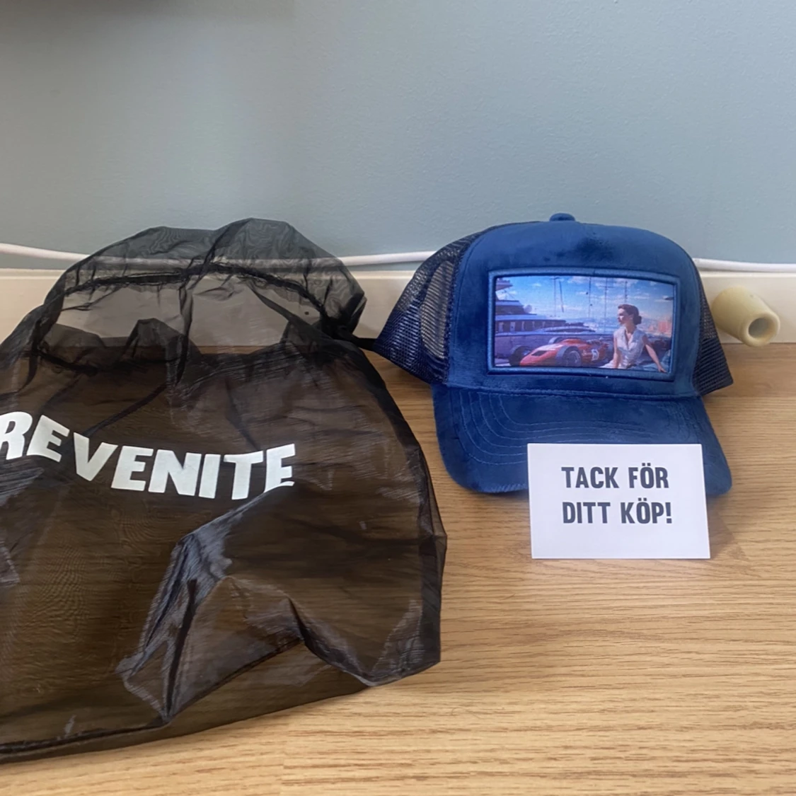 Monaco deep blue velvet cap