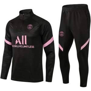 Psg pink and black track suit