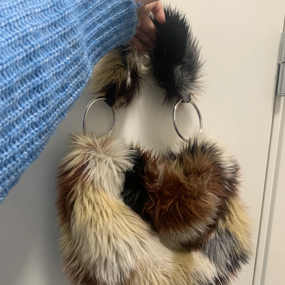 Fake Fur-väska monki  - 90