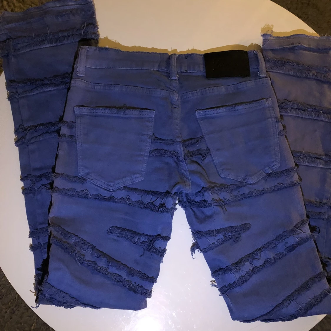 Valabasas Flared/Stacked Blue Jeans - 90