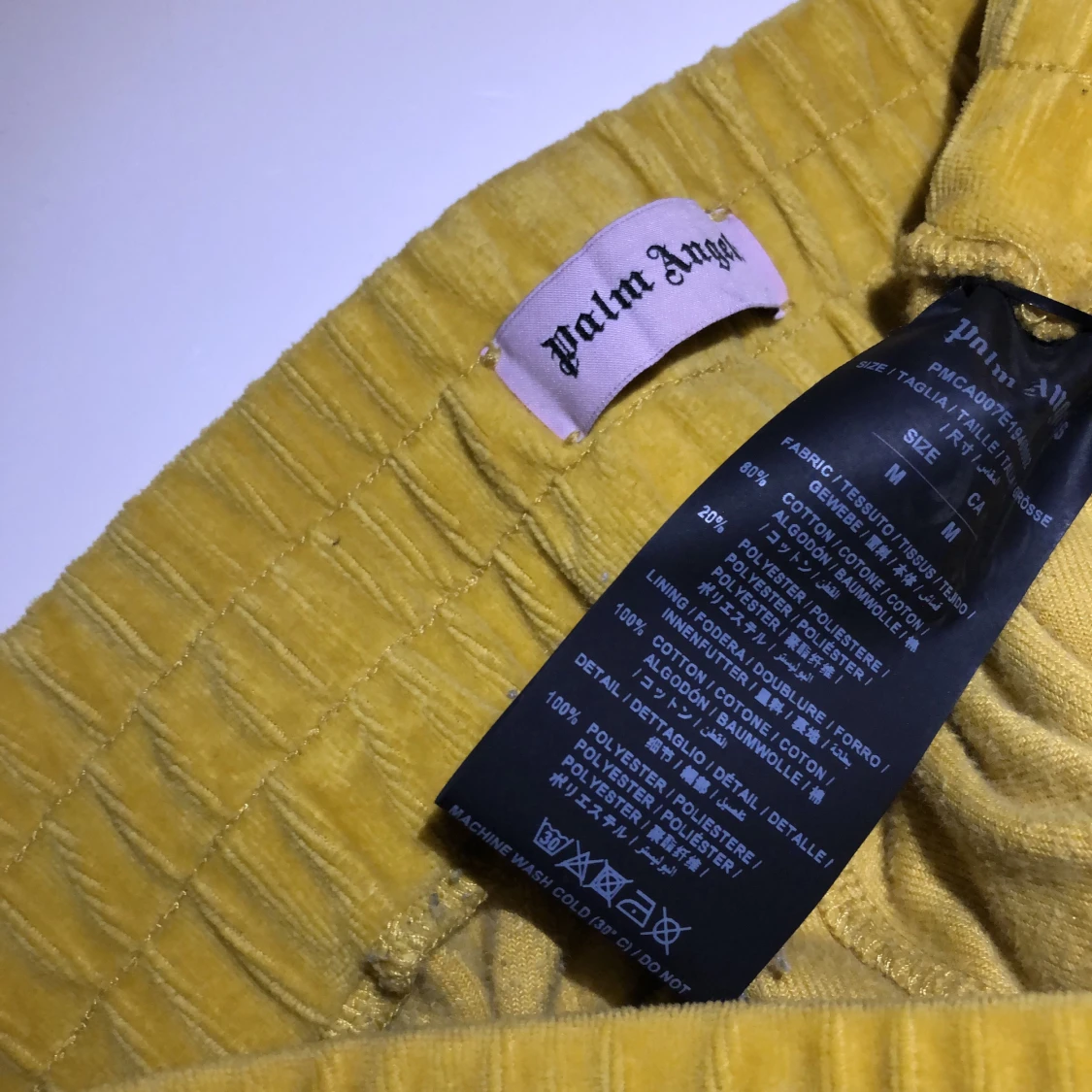 Palm Angels Mustard/Yellow Pants - 91