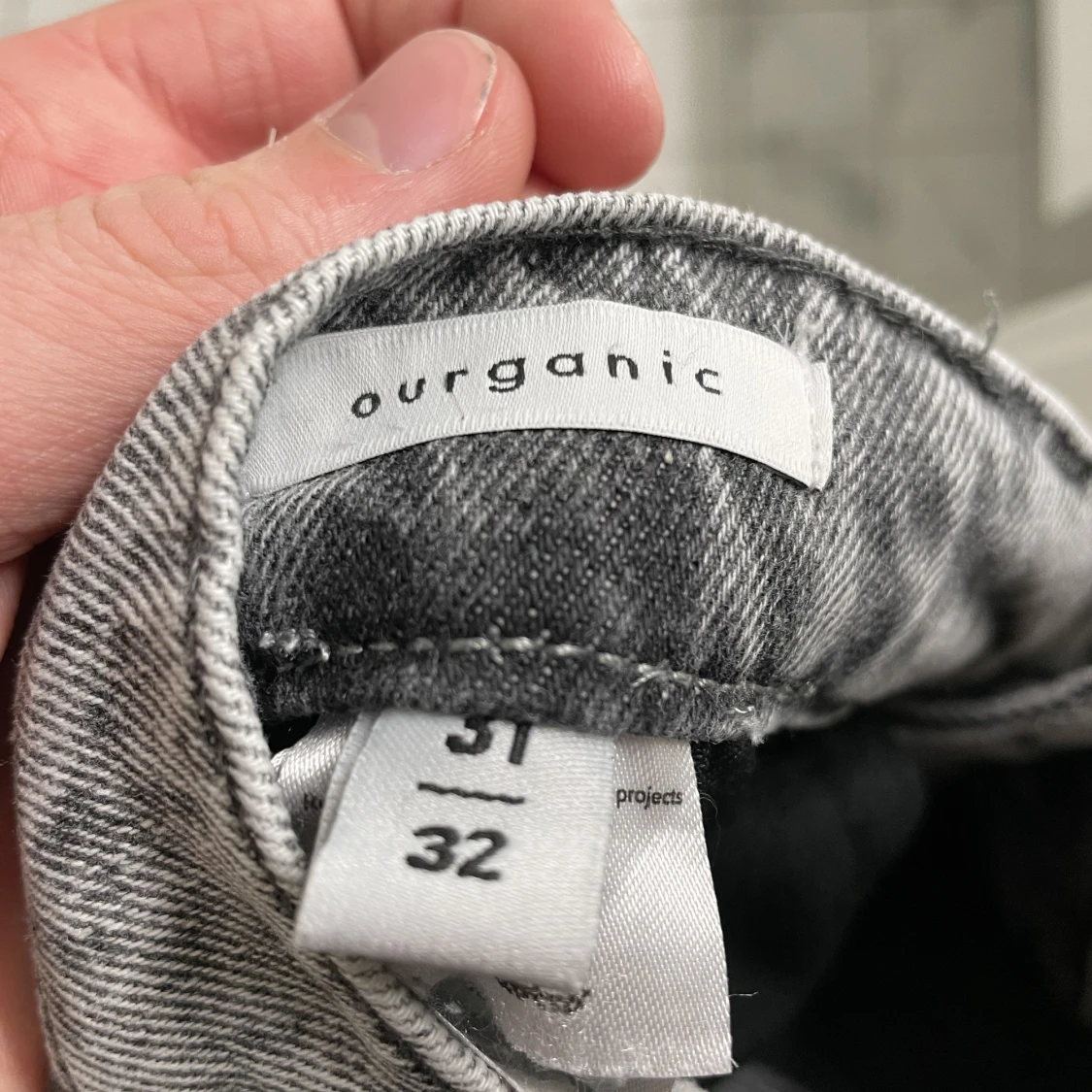 Woodbird jeans gråa - 90