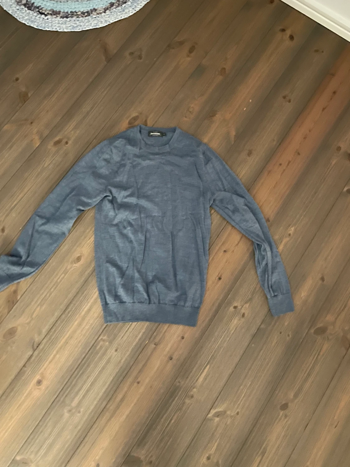 Merinoulls tröja stickad