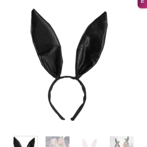 Kaninöron - Svarta kaninöron som är elastiska om man vill ha ena örat lite böjt. Perfekt om du ska vara Playboy tex. 
