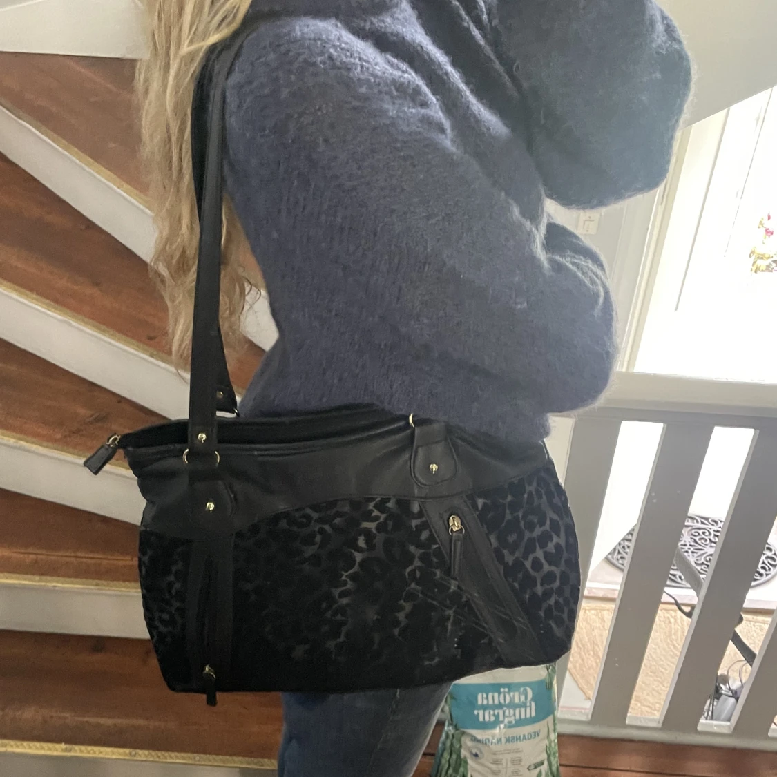 väska med leopard print💋 - 90