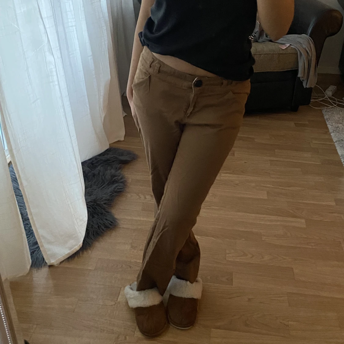 Lågmidjade jeans