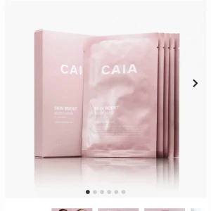 Ansiktsmask - Jag har använt en av dem så det är bara 4 kvar i paketet. Mitt pris är 145kr.