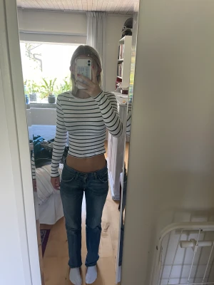 Ribbstolar tröja - Randig ribbstolar tröja