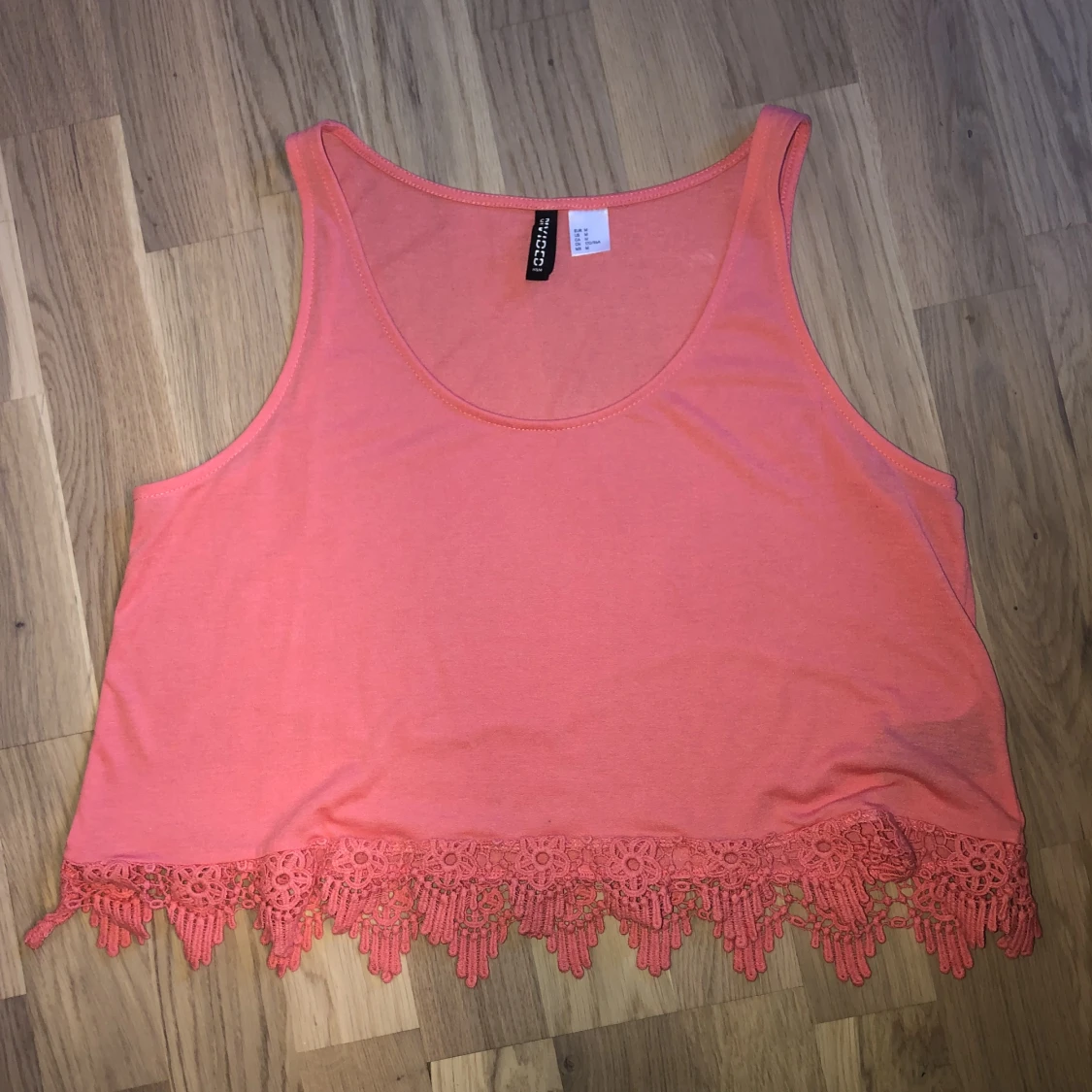 Söt rosa croppad top - H&M - 90