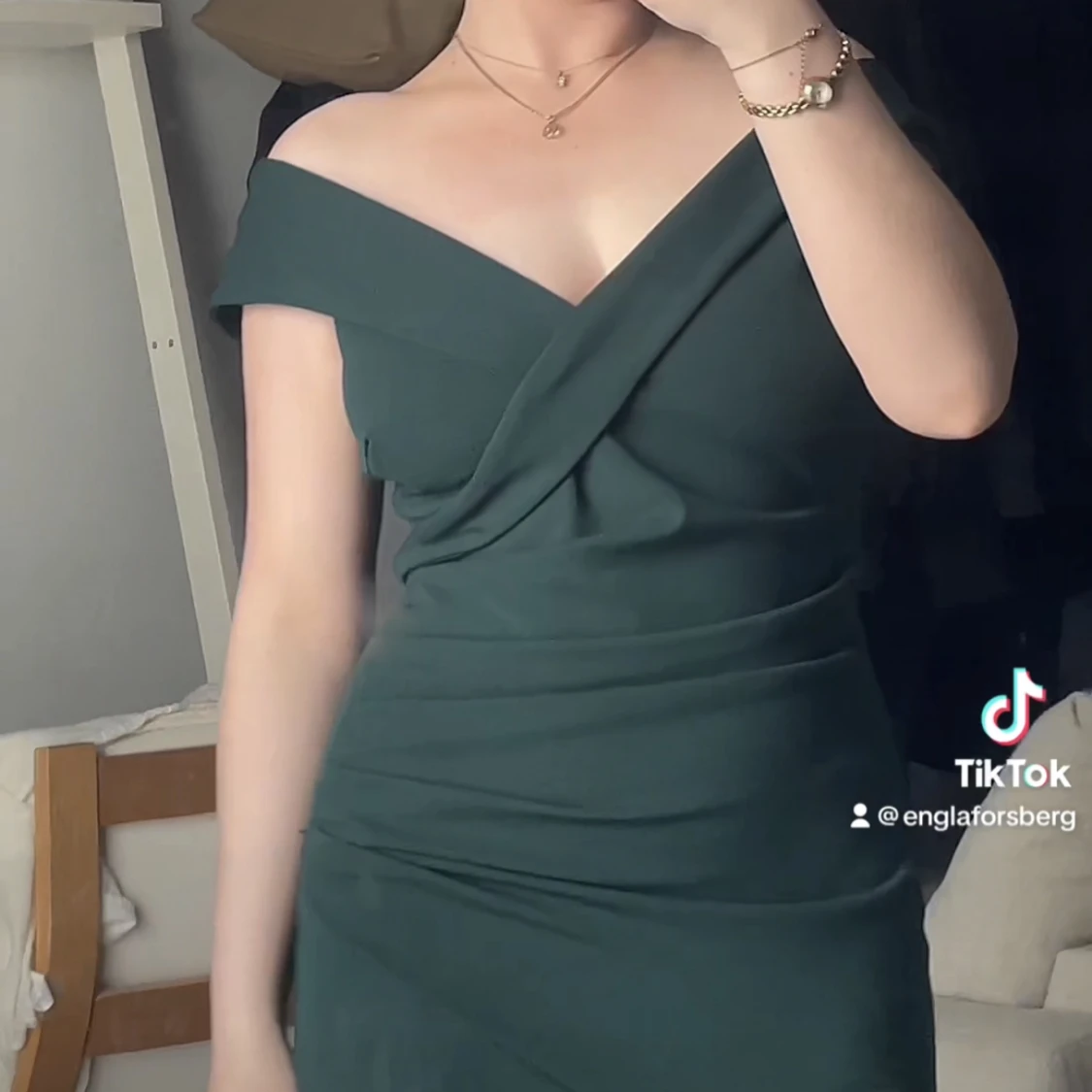 Grön balklänning - 91
