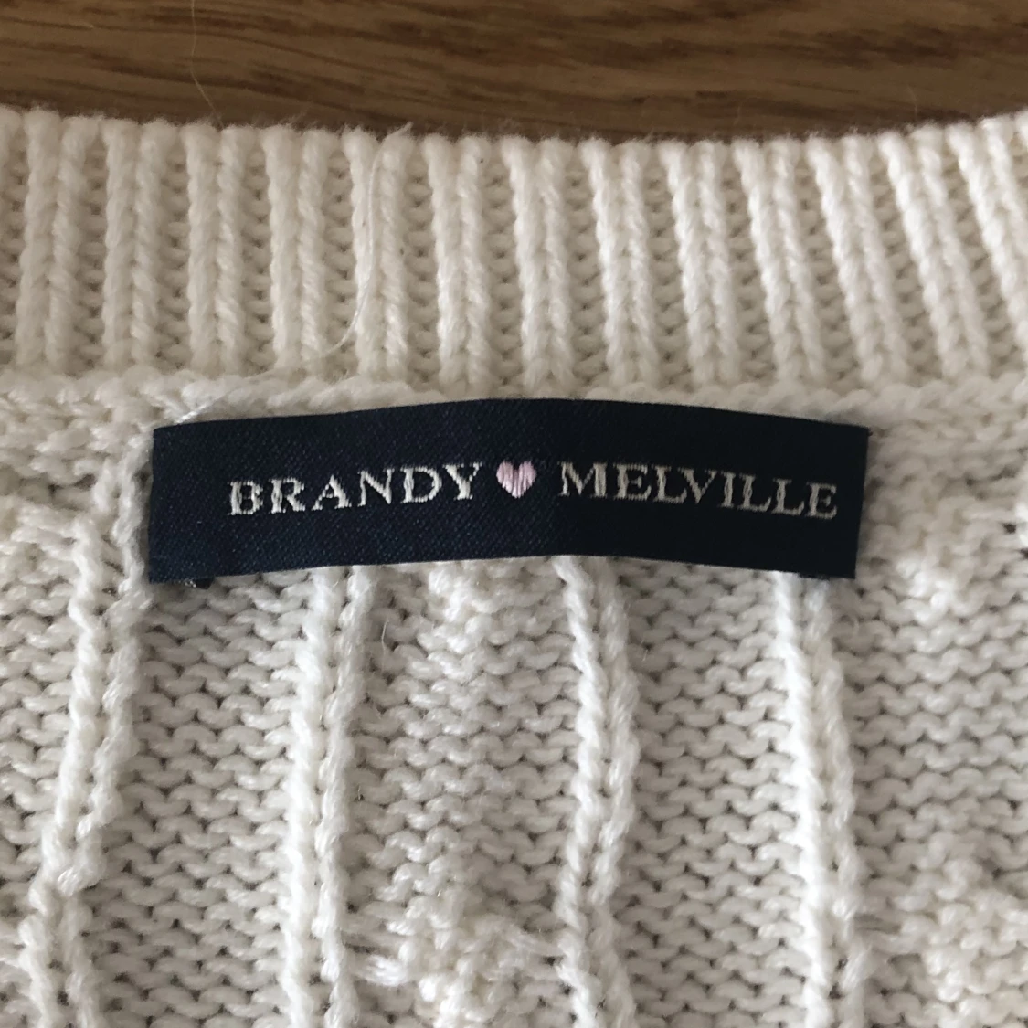 Ribbstickad tröja (brandy Melville) - 91
