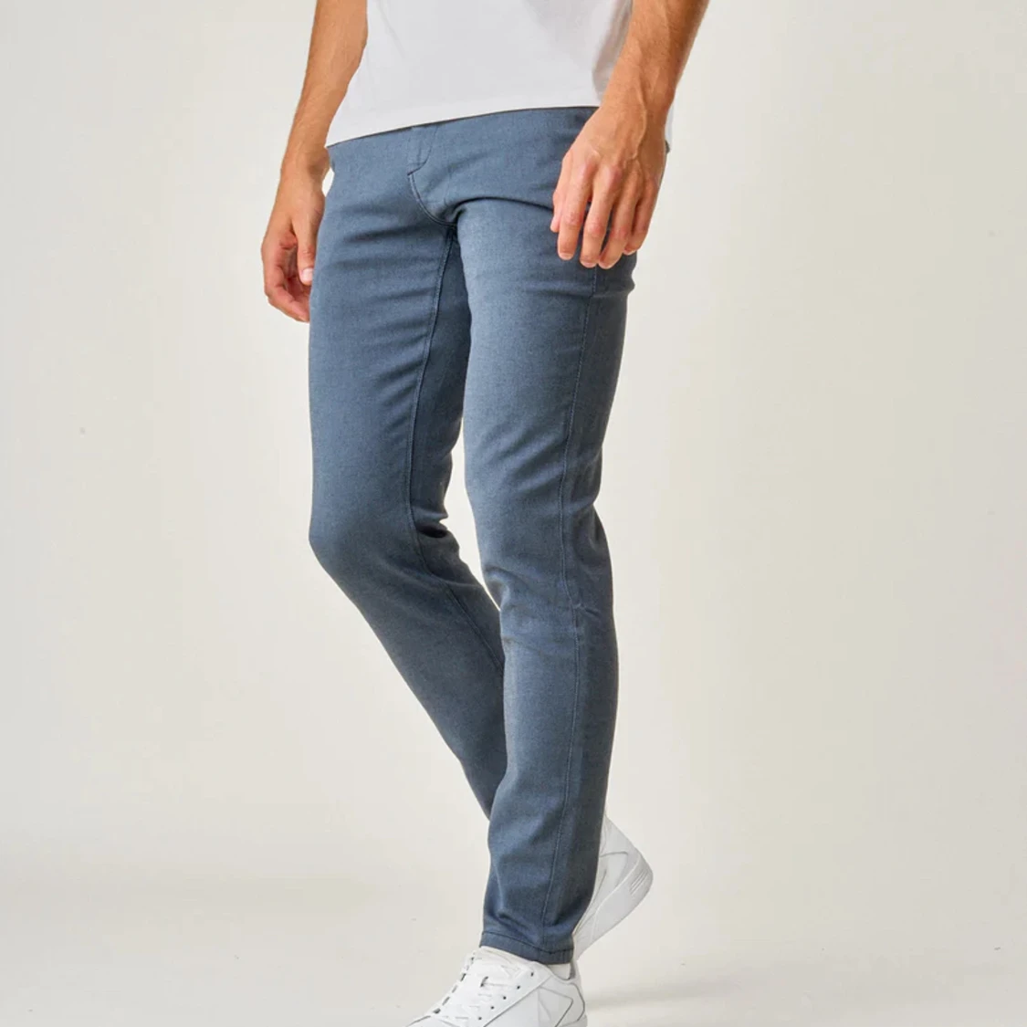 Blå byxor/jeans - 90