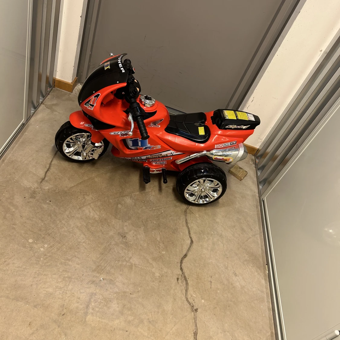 Leksaks motorcykel röd 