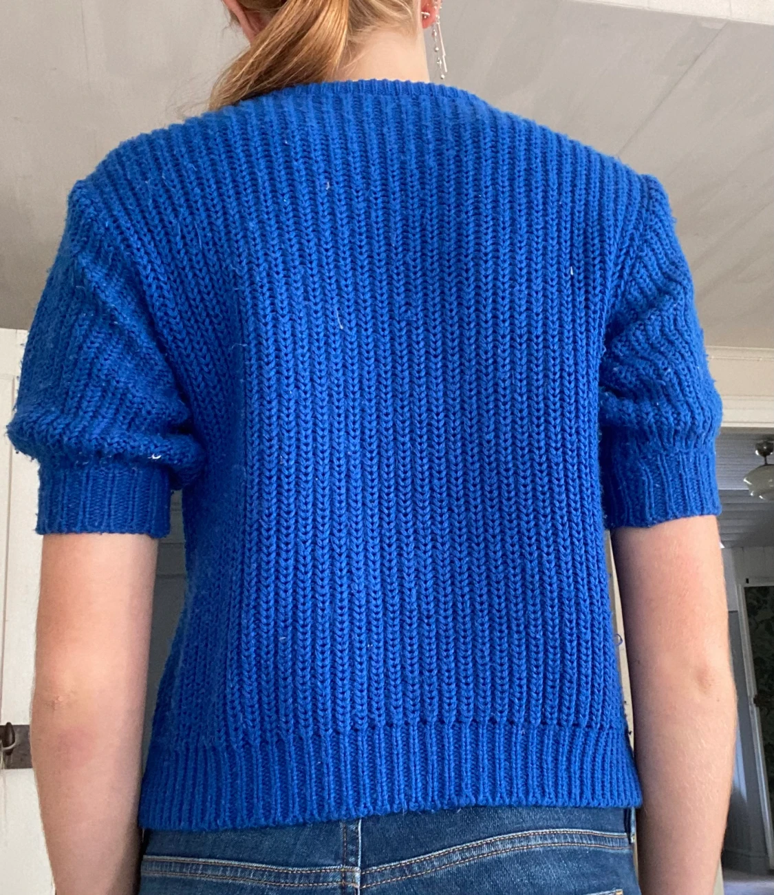 Stickad T-shirt  - 90