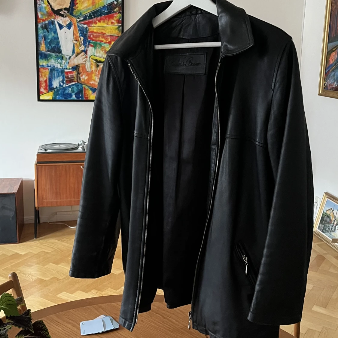 Vintage läderjacka - 90