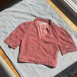 Lace Crop Top (Pink) - Originally from an online store from Singapore. Still in pretty good condition (~1 years) - size is M but has a small cutting. There is a zip on the side which you can open up for easy wearing.