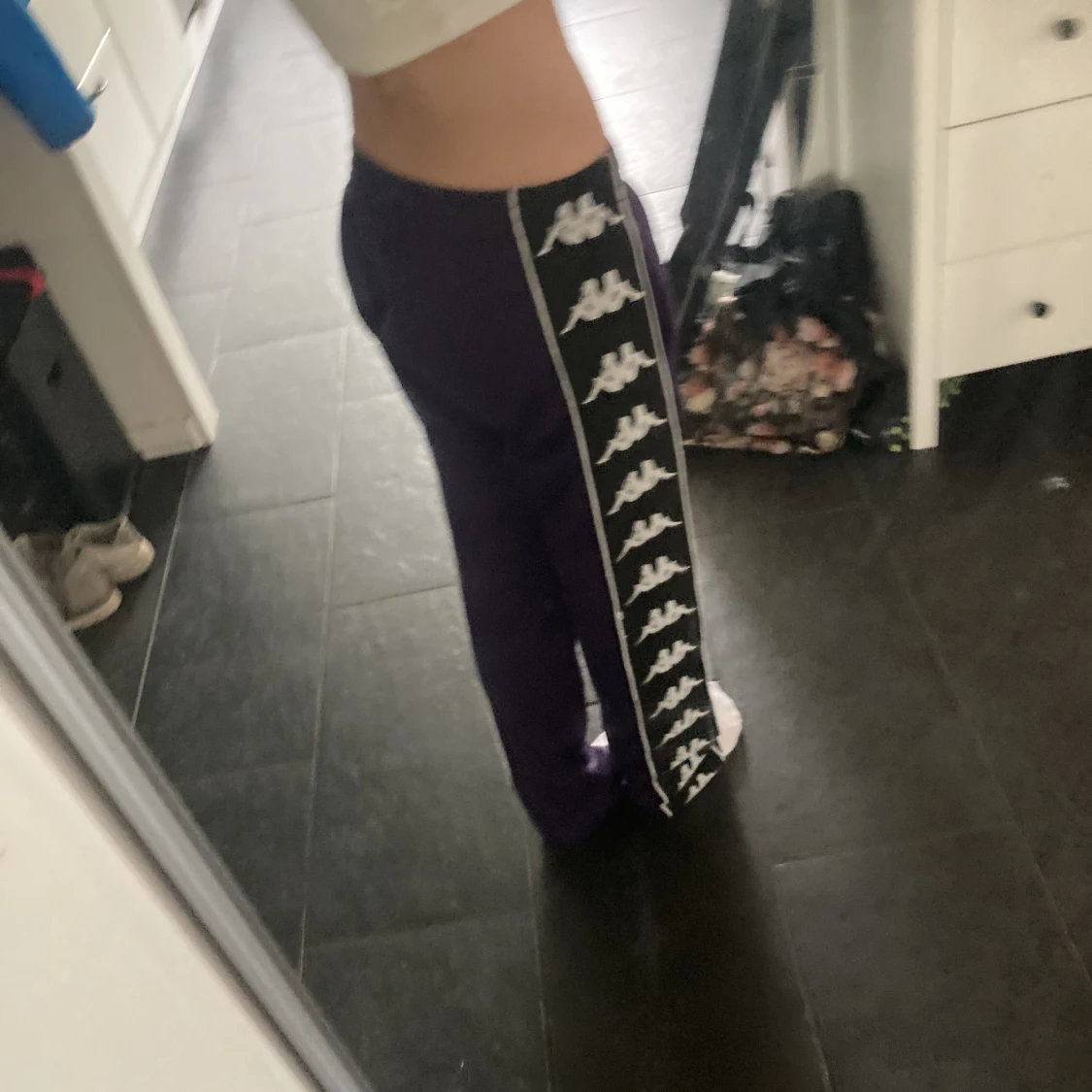 Lågmidjade kappa byxor - 90