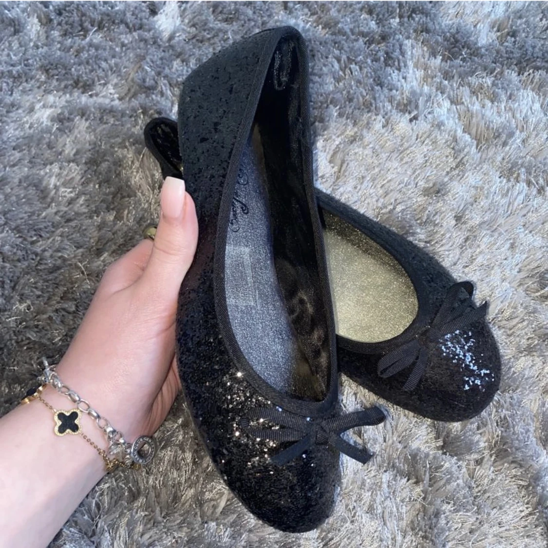 Glittriga ballerina skor  - 91