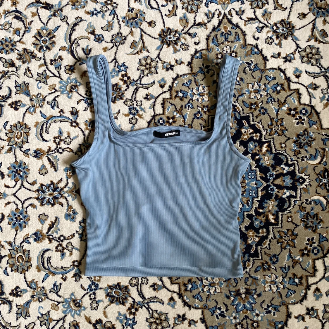 Blått croppat linne 🌊 - 90