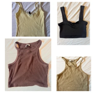 Toppar  - Flera olika toppar i bra skick. 15kr styck eller alla för 120 kr. 