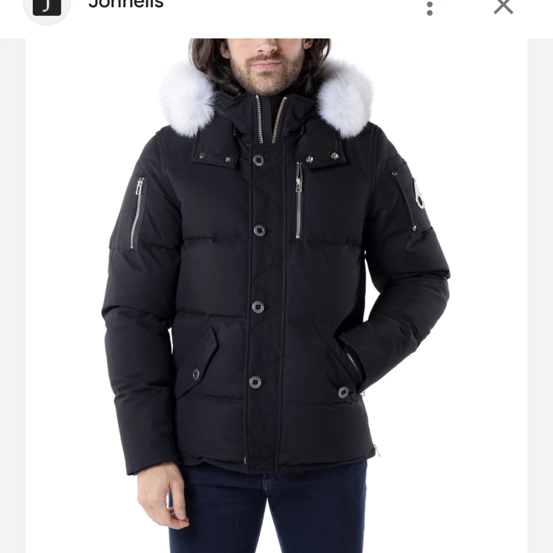 Moose knuckles jacka svart - 90