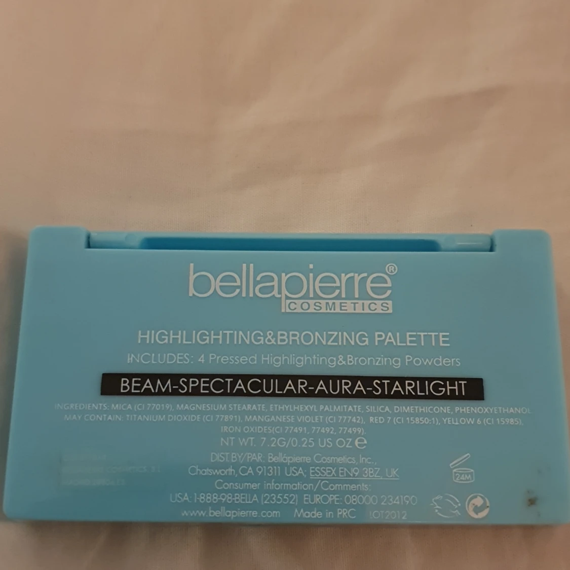 BellaPierre Highlighting&bronzing palette  - 91