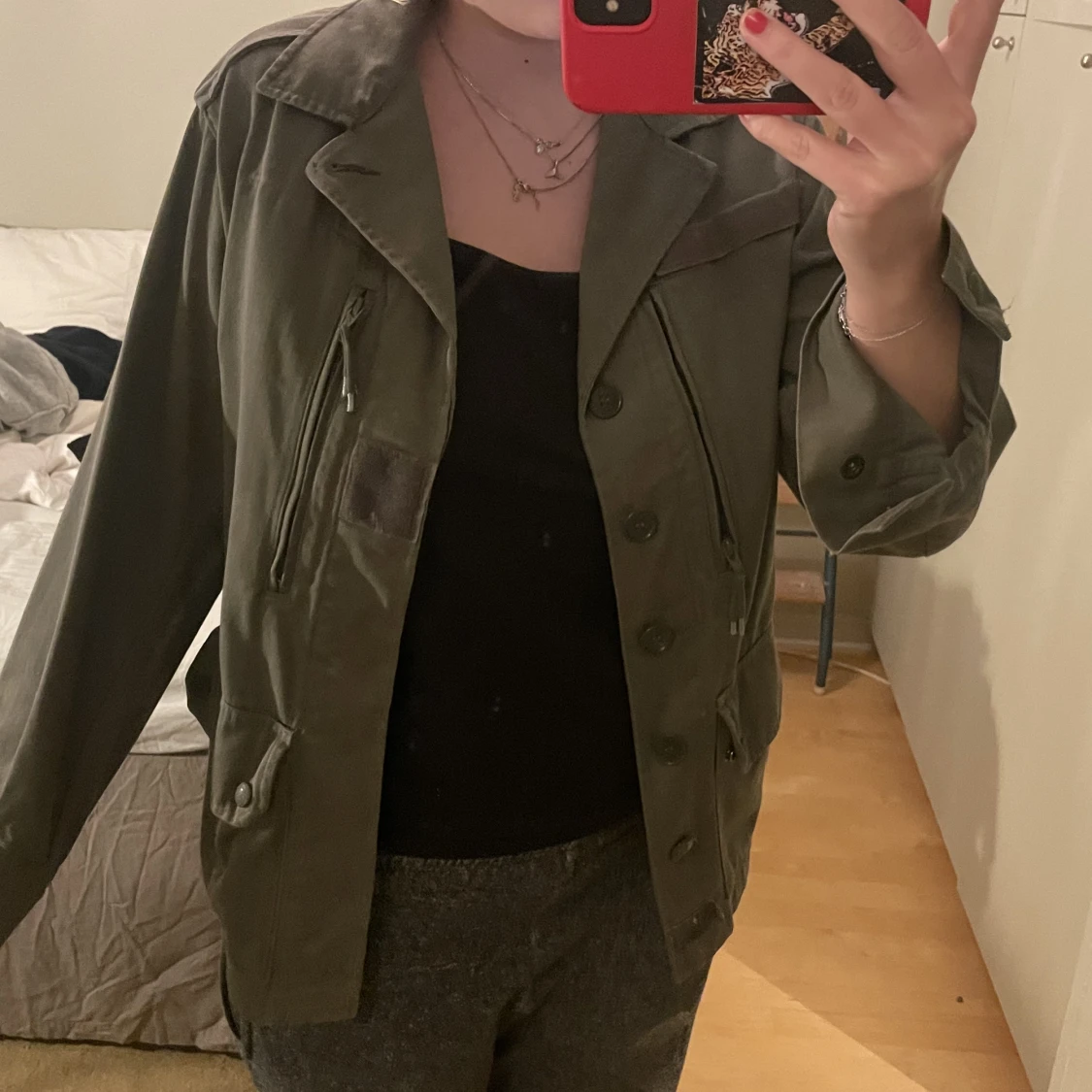 Grön jacka  - 90