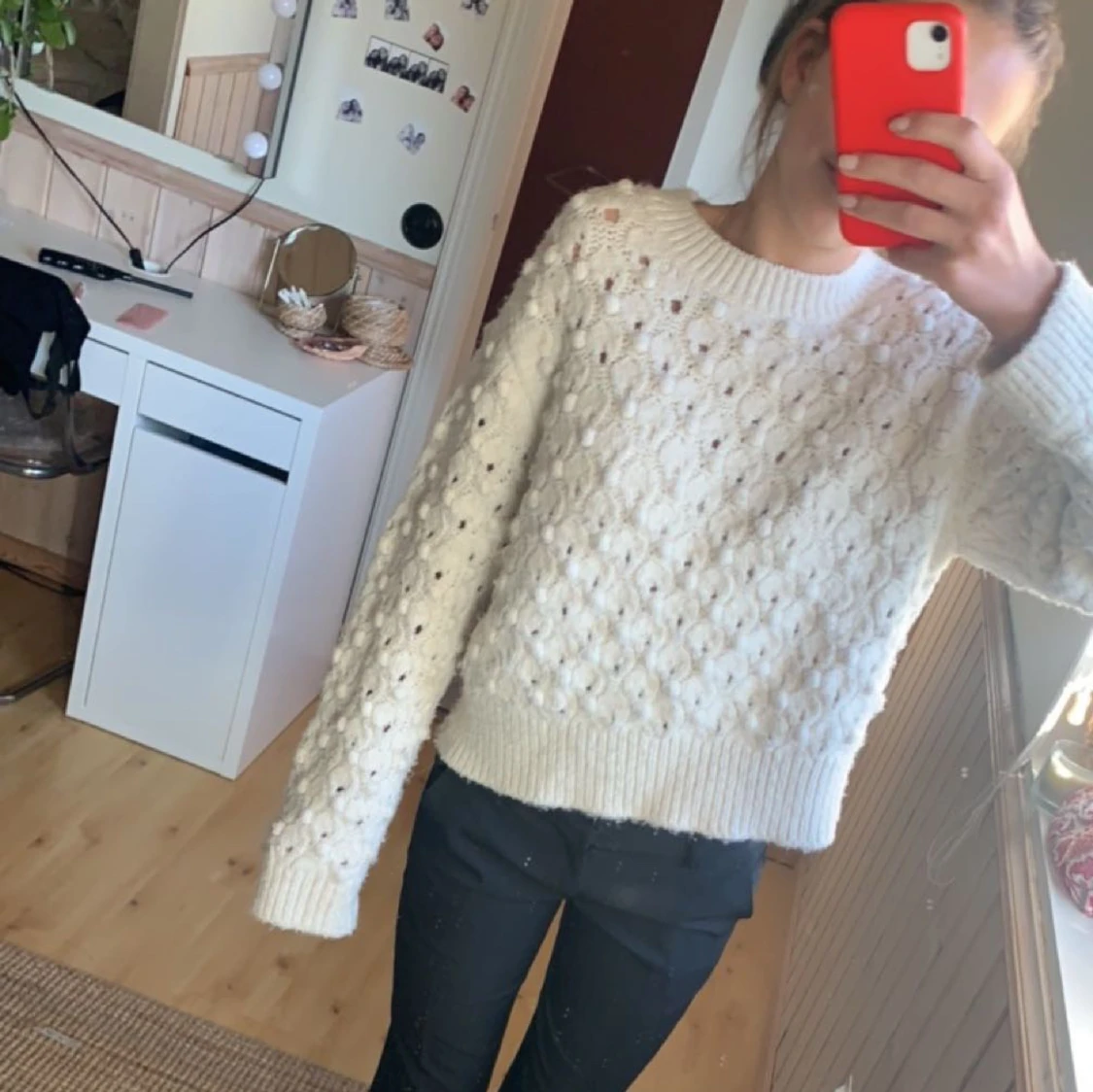 Stickad tröja från zara - 90