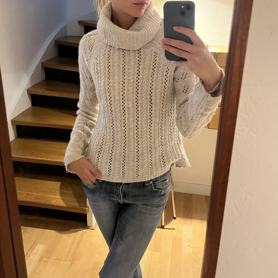 Stickad tröja