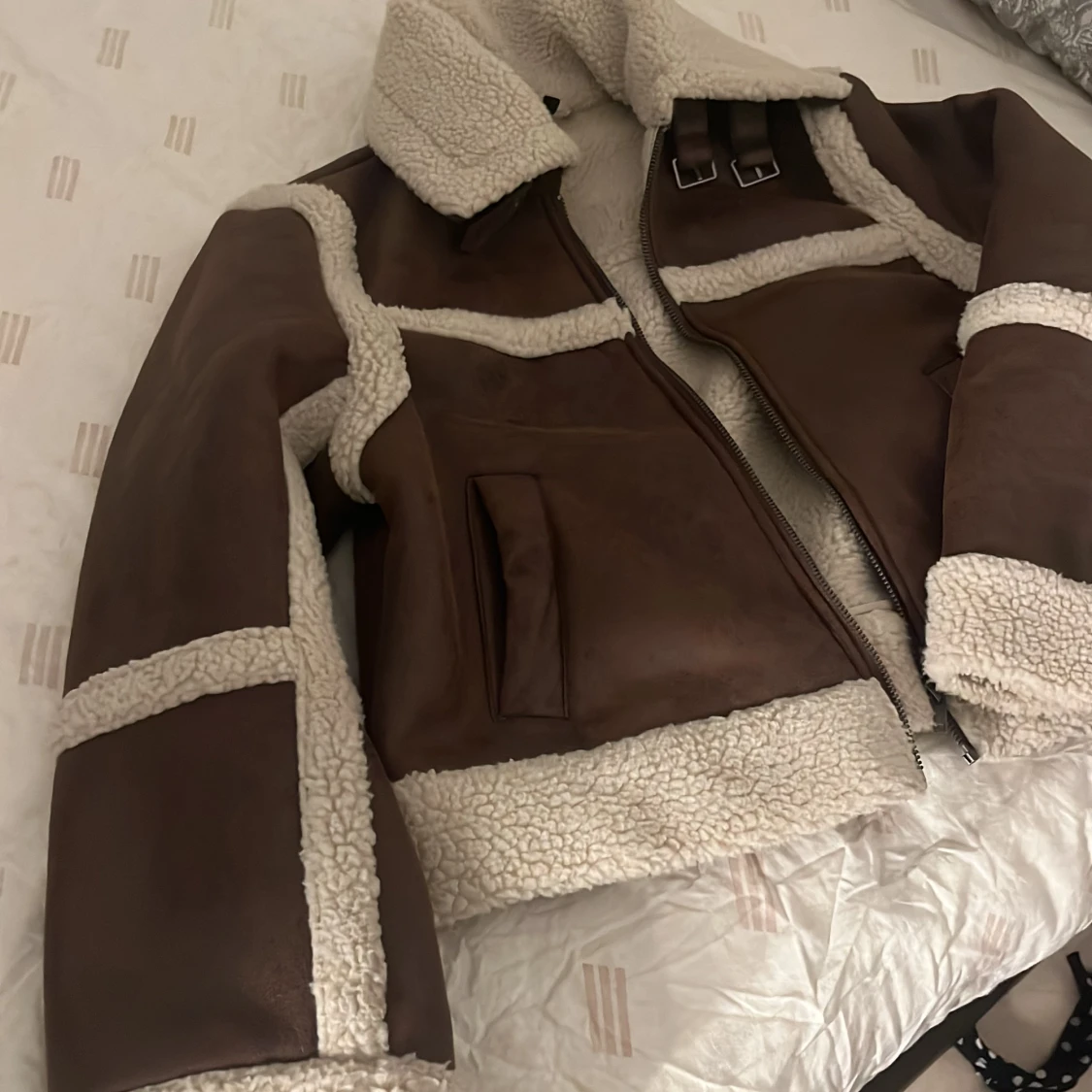 Vinter jacka kort jacka päls skin