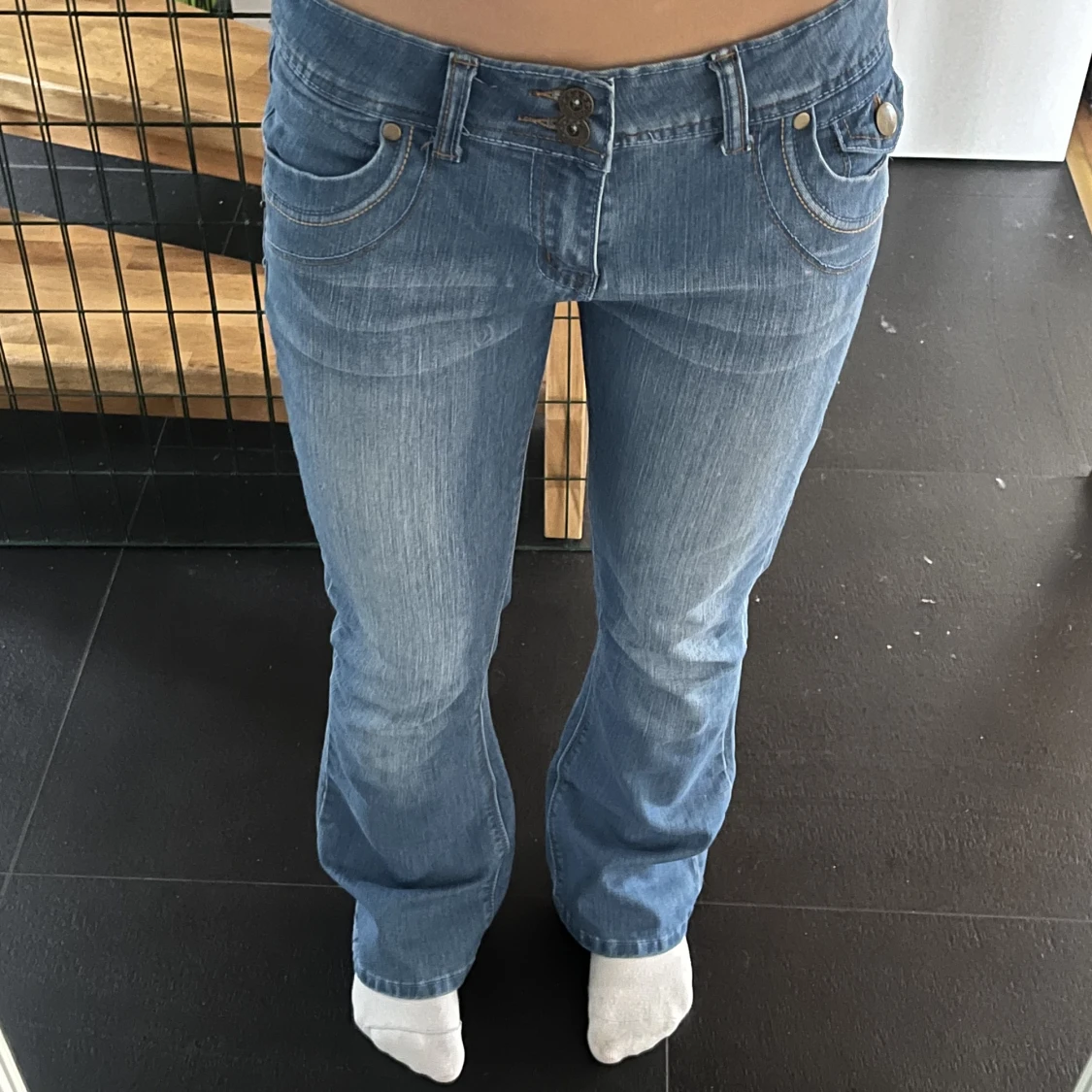 Lågmidjade jeans - 90