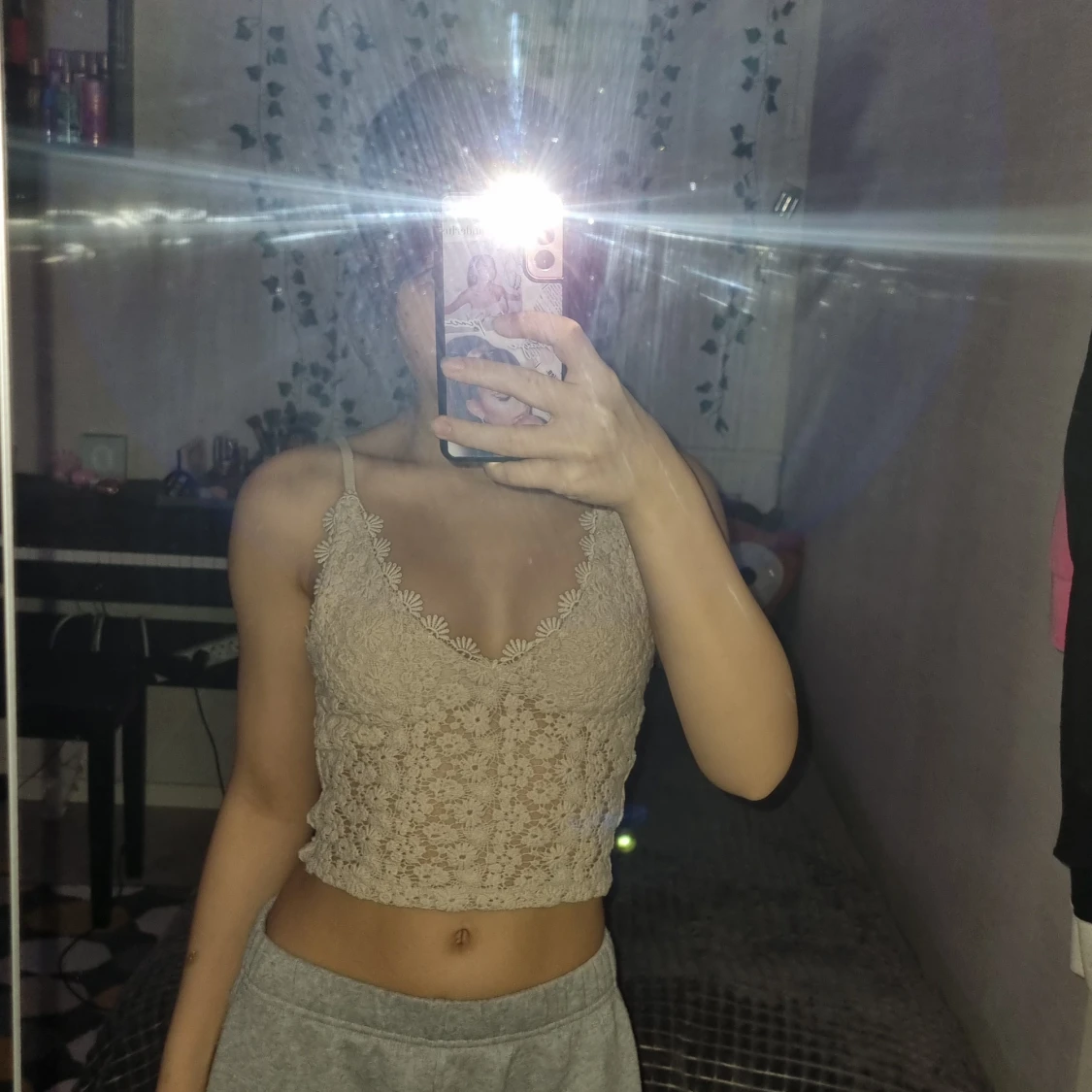 Blommig linne 🫶 - 90