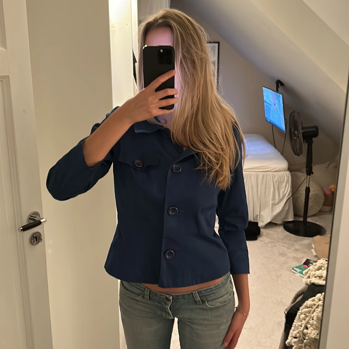 Trekvartsärmad jacka