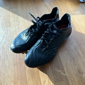 Fotbollskor  - Adidas copa Storlek 42 2/3  Skick 7/10 använda ca 2-3 månader Ingen orginal låda eller något liknade Nypris ca 2700kr  Pris kan diskuteras 