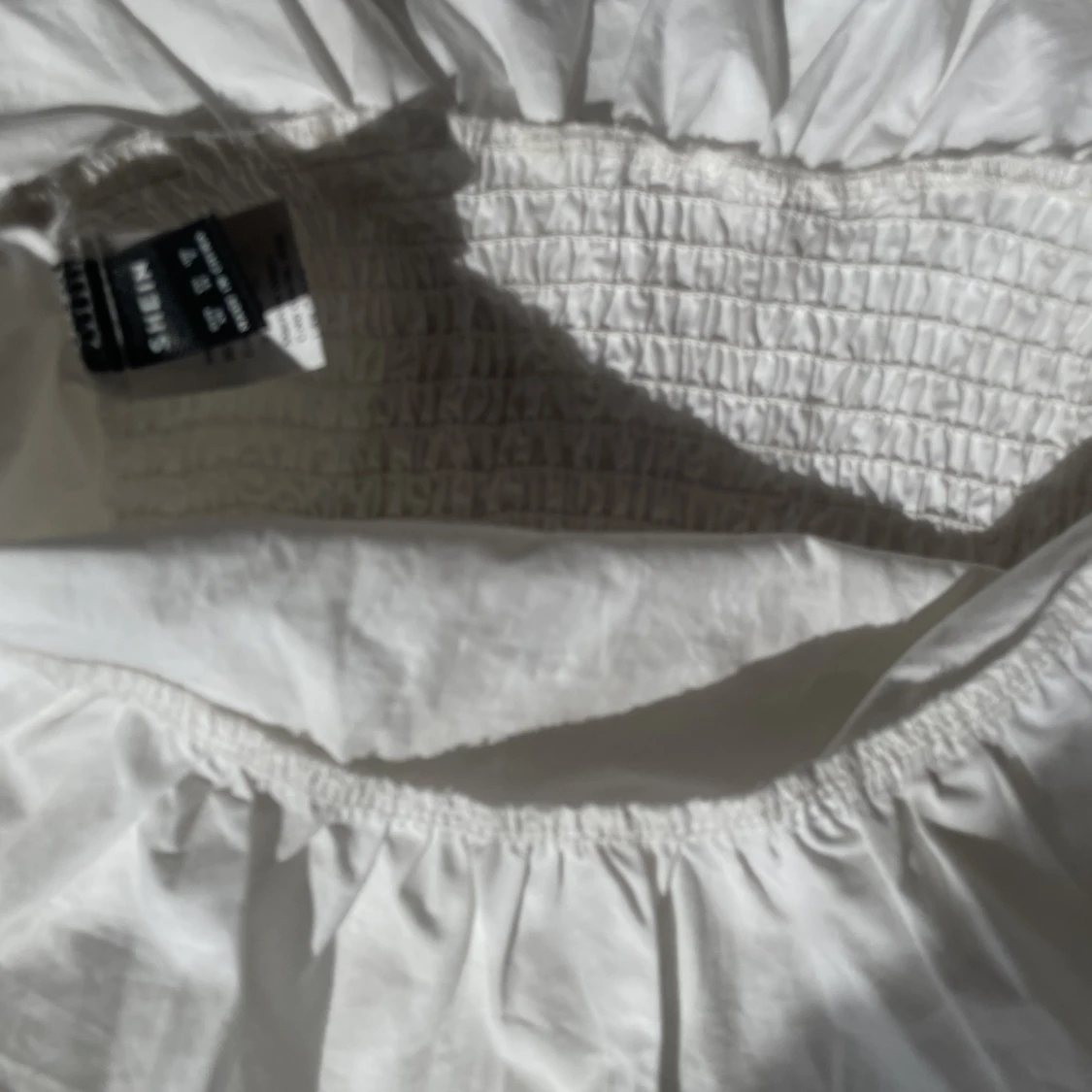 Shein ärmlös vävd bomullsblus storlek XS - 91