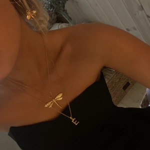 Halsband - SUPER snyggt halsband, har ej rostat när jag haft det, men vet tyvärr ej material då det var en gåva❣️❣️(det är trollsländan jag säljer)