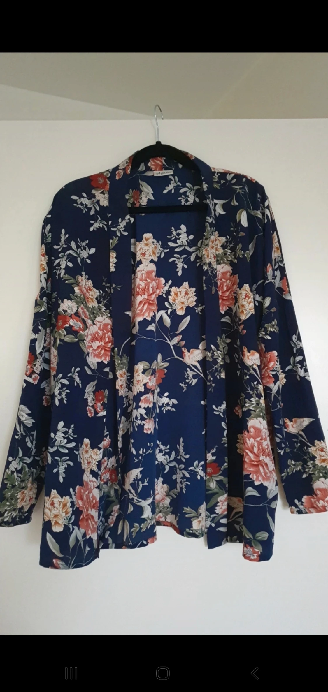 Blommog cardigan 