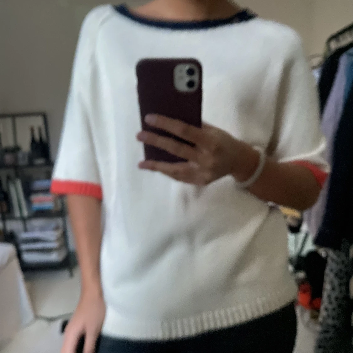 Stickad t-shirt - 91