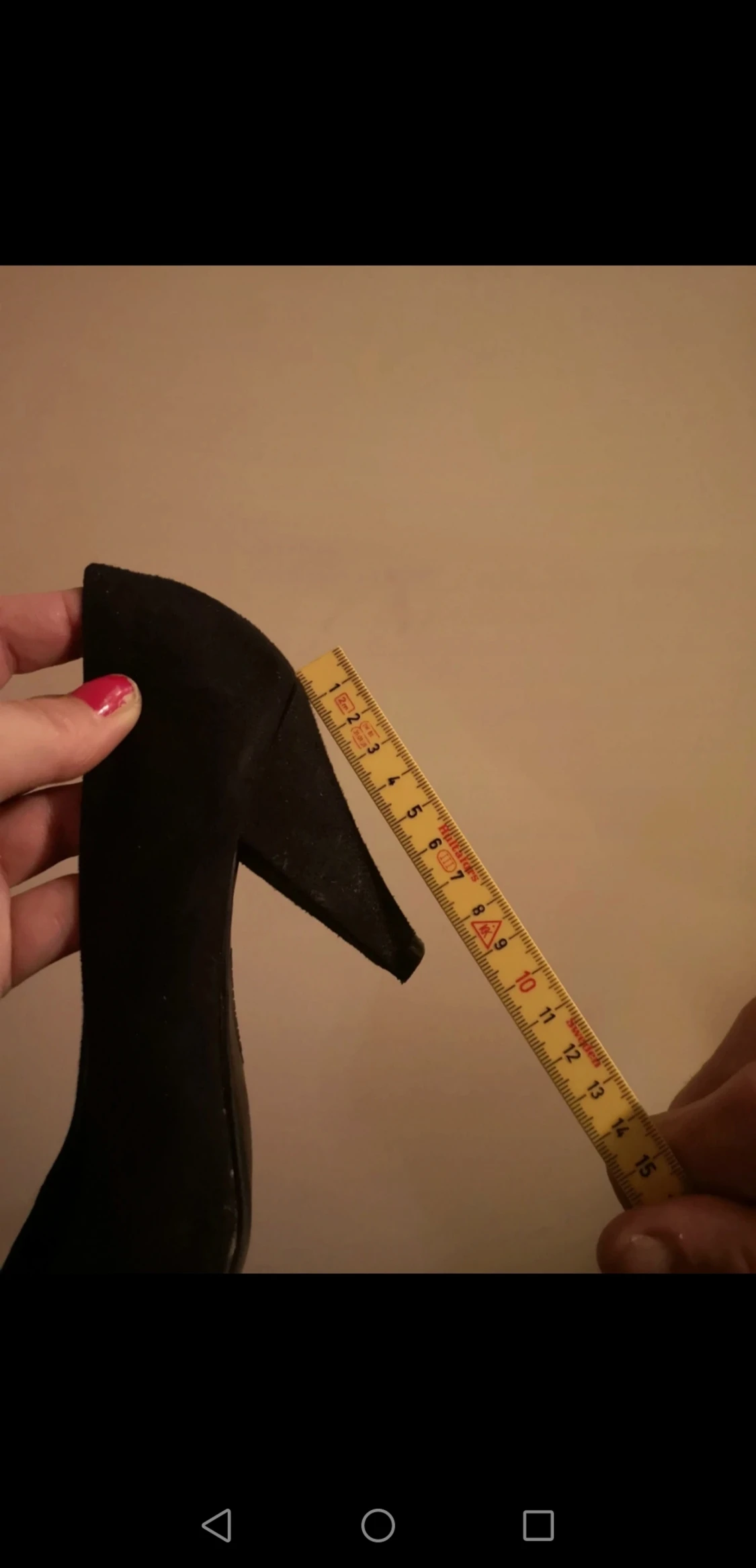 Svarta pumps . Stl36 - 90