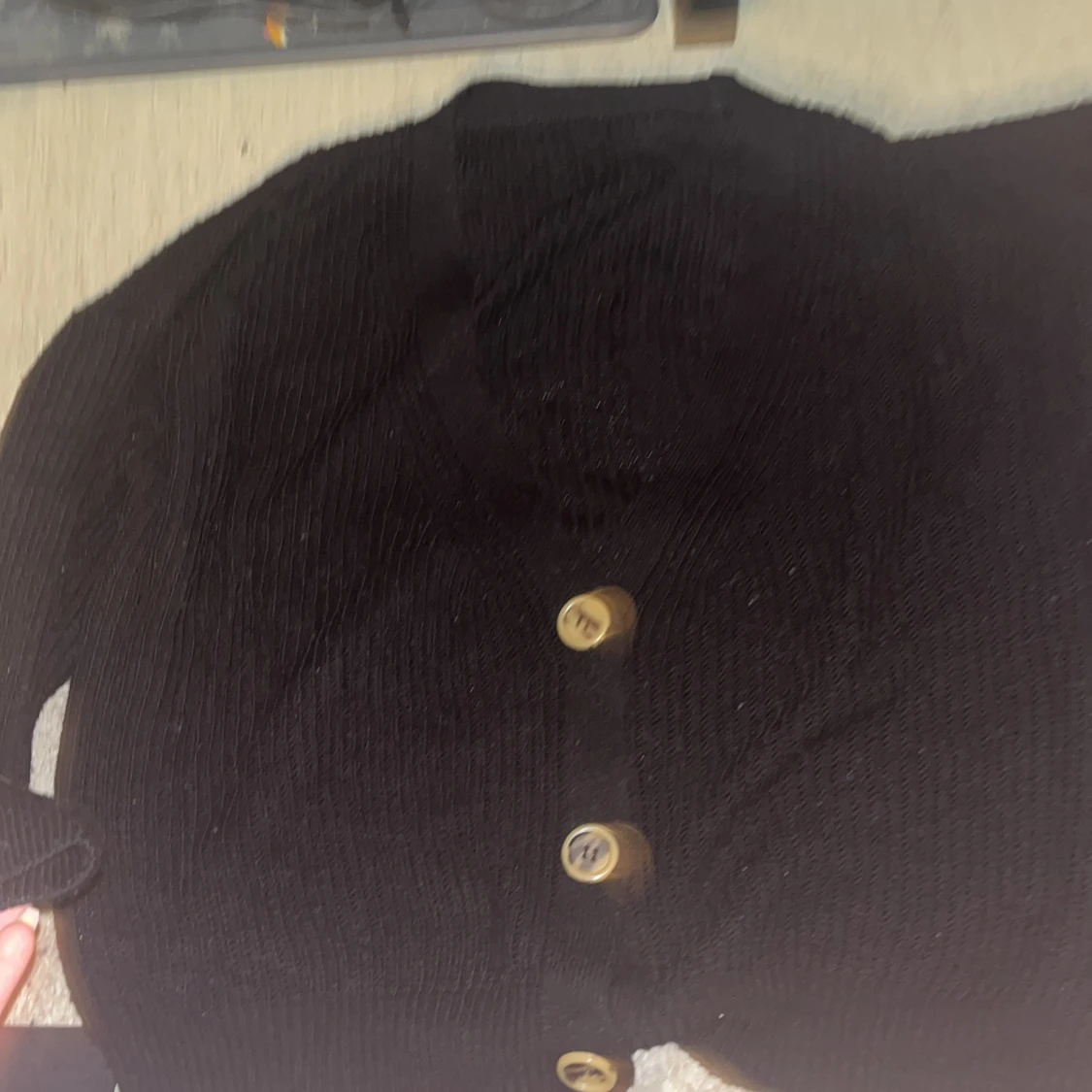 Svart stickade tröja - 91