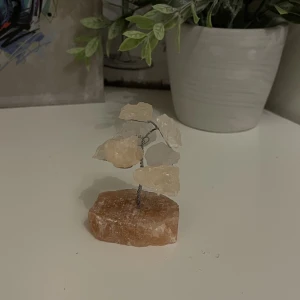 Salt träd - Ett snyggt saltträd. Man kan justera grenarna. Ungefär 5cm bredd och 7cm hög