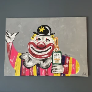 Tavla  - ”GB’s Finest” målad av mig, 70x50🍾🍦