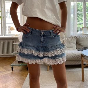 Volangkjol!😍 - Superfin volangkjol, storlek S💖🙏🏻