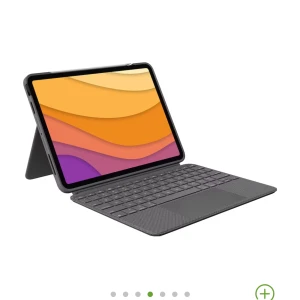 Logotech combo touch tangerbordsfodral  - Fick den av en av mina nära, den är oanvänd, fick den för att kolla om den passade min iPad men den passade.