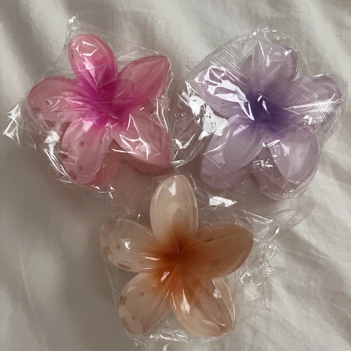 Blommiga hårklämmor  - 91