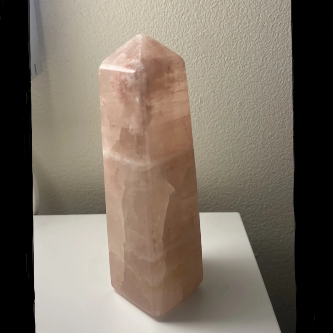 Rose calcite torn