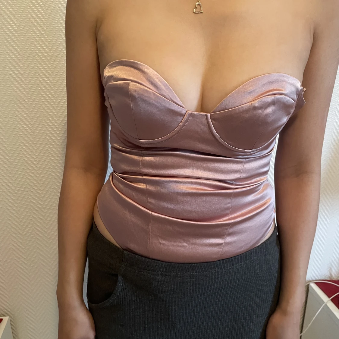 Korsettbody från zara. Med prislapp på 